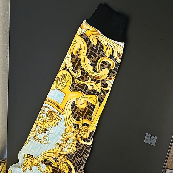 Fendace(Fendi/Versace collab) Monogrammed Full-zip Hoodie Sweatshirt Size M - Picture 5 of 12